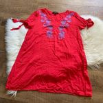 Lulus LULU’S Ambrosia Embroidered Tie Sleeve Shift Dress Photo 2