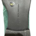 LOGO By Lori Goldstein LORI GOLDSTEIN Greer Green and Tan Loafers Suede Faux Fur Size 7 Preppy Casual Photo 5