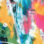 Lululemon Colorful Neon High Neck Running Training Tee No Limits White Multi 12 Photo 2