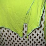 SheIn Green stitch hem crop top tie size M Photo 2