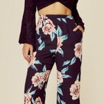 Show Me Your Mumu  wide leg rose print pants. Size XS Photo 0
