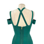 Bebe  x Naven Half Sleeve Bandage‎ Bodycon Dress Botanical Green Size XXS Photo 5