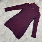 prAna Women’s Wool Blend Kelland Tunic Dress Longsleeve High Meck in Burgundy XS Photo 7
