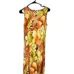 Vintage Hilo‎ Hattie Hawaiian Floral Print Maxi Dress Size 10 Orange Photo 6