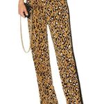 Diane Von Furstenberg  Leopard Print Trousers Size 6 Photo 1