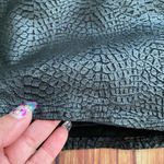 Cedars Vintage Women’s Textured Black Genuine Leather Pencil Skirt Lined Size 6 Photo 2