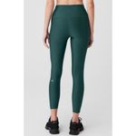 Alo Yoga Alo 7/8 High-Waist Airlift Leggings Midnight Green Hi-Rise Waisted Tights Skinny Photo 1