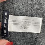 Lucky Brand Fringe Scarf Soft Grey Acrylic Poly Knit 15x83 Long Cozy Wrap Photo 2