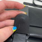 Senreve Black Leather Pebbled Convertible Belt Clutch Crossbody Bag Photo 3