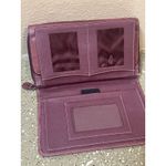 Guano Tong Genuine Leather Wallet Maroon Trifold RFID Organizer Zip Pocket Red Photo 8