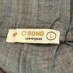 Ci Sono High Waist Blue Grey Shorts NWT size Large Photo 3