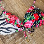 Luli Fama  Tiger Flower Bikini top size M Photo 3