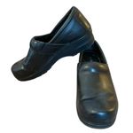 L.L.Bean  Nursing Clogs Black Leather Slip On Round Toe Comfort Shoes Womens 8.5 Photo 6