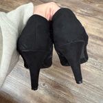 East 5th  Faux Suede Black Heeled Ankle Booties 8 1/2 Work Business Coquette Photo 8
