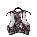 Starting Point SZ XL purple floral print racerback sports bra Photo 1
