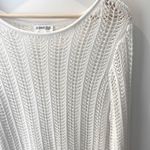 st. john's bay Crochet Open Knit Sweater Women's XL Tunic Top Mini Dress Net Boho Beach Resort Photo 5