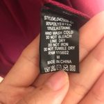 Lush Clothing Lush Satin Cutout Burgundy Cocktail MIDI Dress Photo 7