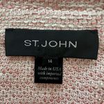 St. John  Blazer Knit Jacket Wool Blend 3/4 Sleeves Sz 14 Photo 6