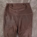 Beyond Yoga  Twinkle High Waisted 7/8 Leggings Brown Shimmer Women's size Medium Photo 1