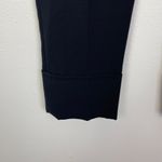 Escada Woman's 40/ US 10 Black High Waisted Cropped Cuffed Career Trouser Pants Photo 1