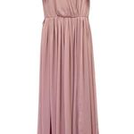 Baltic Born  Kristina Maxi Dress Dusty Rose Pink Chiffon Flutter Sleeve Size XS Photo 5