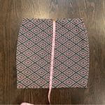 ZARA  Geometric Diamond Print Bodycon Mini Skirt – Black, Red & White Photo 3