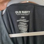 Old Navy  Maternity Black Ribbed Scoop Neck Ruched Side Tank Top Size Small Photo 3