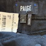 Paige Jasmine Sparkle Coating Skirt Front Black Metallic Mini A-Line Size 27/4 Photo 8