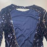 superdown Cindi Sequin Mini Dress in Blue Small Photo 4