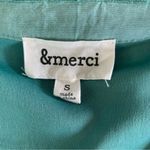 &merci &Merci Women’s Dress Small Blue Boho Short Sleeve Flowy Summer Casual Photo 4