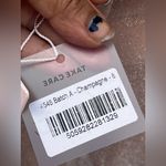 Oh Polly  Plunge Neck Halter MIDI Dress In Rose Gold NWT Photo 9