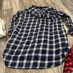 Lands' End Warm Winter Nightshirt Flannel Lot (3) Pajamas Sleep Cozy Cotton Photo 7