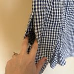 Hutch  Size Medium Gingham Romper Shorts Blue White‎ Checkered Anthropologie Photo 9