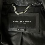 Marc New York Andrew Marc Black Genuine Leather Moto Jacket Size Small Photo 4