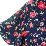 Tendency 3X Dark Navy Rose Top Plus Pink Photo 1
