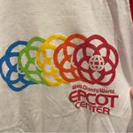 Disney Vintage 80s  Epcot Center rainbow ringer t-shirt made in USA Photo 6