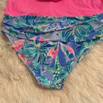 Lilly Pulitzer Swim top is size L and Luxletic color pink and bottom size 14 Photo 8