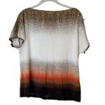 St. John  Ombre Animal Print  Super Soft‎ Top Size S Oversized Photo 2