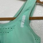 Gymshark  Energy Seamless Sports Bra Light Green Mint Strapy Eyelet Contour S Photo 9
