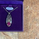 NEW Heritage Jewelry Silver Necklace October Birthstone Tourmaline Gift Birthday Photo 4