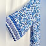 H & M Divided Floral Blue and White Kimono (818) Photo 5