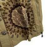 Desigual  Mini Skirt Size 8 Zip Detail Button Front Sequin New Photo 2