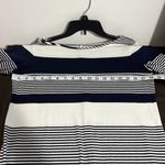 Lilly Pulitzer  Marlowe Dress Blue White Striped Pima Cotton Women's Size Medium Photo 6