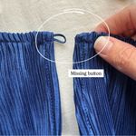 Maeve Anthropologie  Sonata Cropped Wide Leg Jumpsuit Blue Size 0 Photo 10