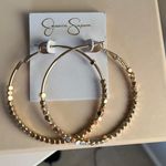Jessica Simpson Gold Hoop Earrings Photo 1