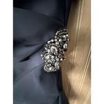 Alex Evenings Scuba Sheath Light Compression Dress 3/4 Sleeve Size 8 Charcoal Photo 2