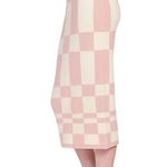 En Saison Josena Checkered Knit Midi Skirt Photo 4