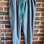 FIGS Zamora Gray/Teal Scrub Joggers Size 3X Photo 1