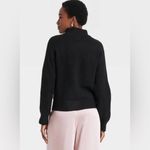 A New Day  Black 'Bonjour' Sweater Photo 1