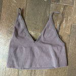 Billabong  Purple Tank Top V Neck Crop Top Size XS Photo 0